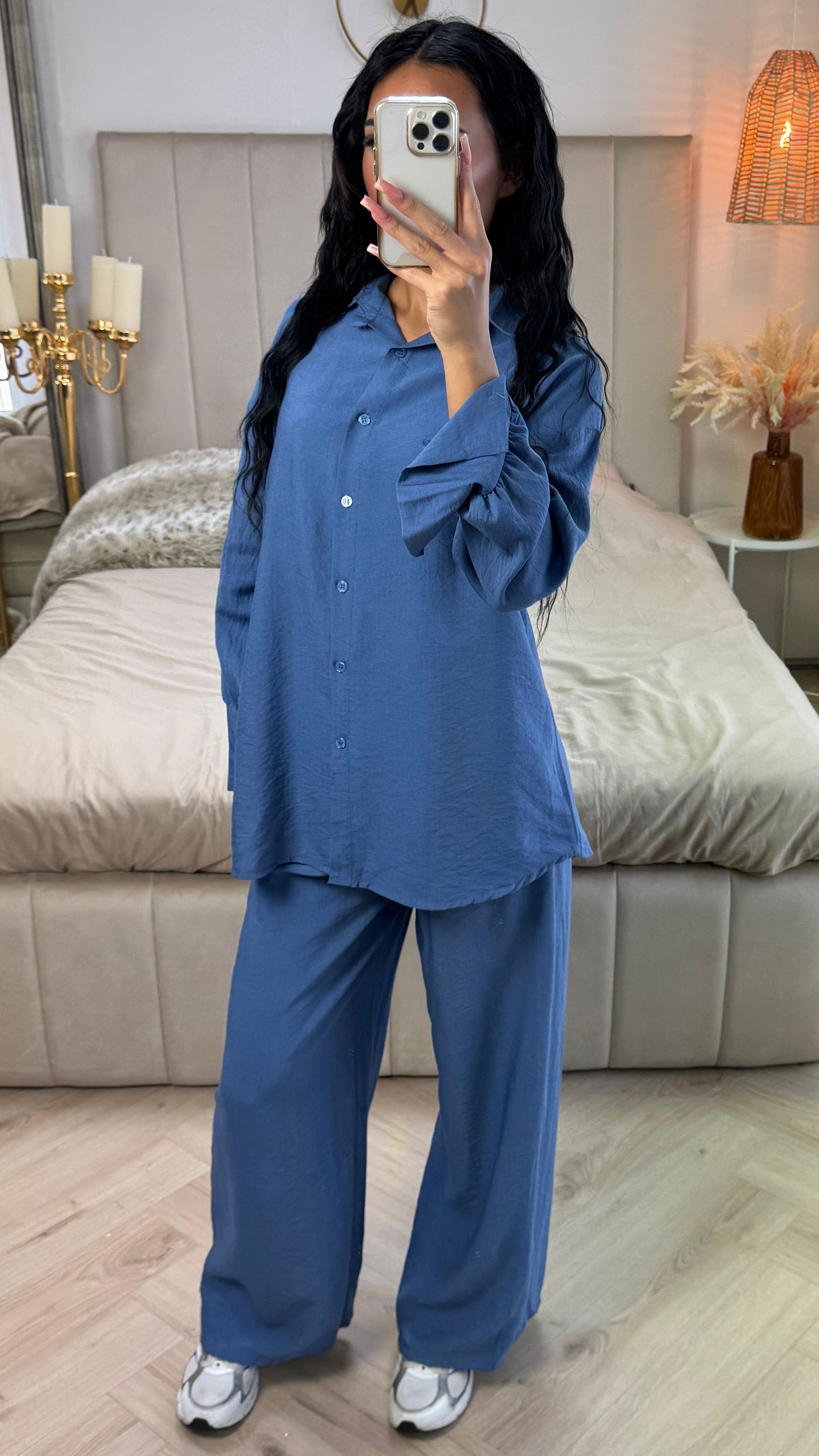 Essential Viscose Blouse Oversized Set