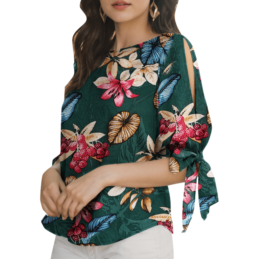 Floral - Green / XXL