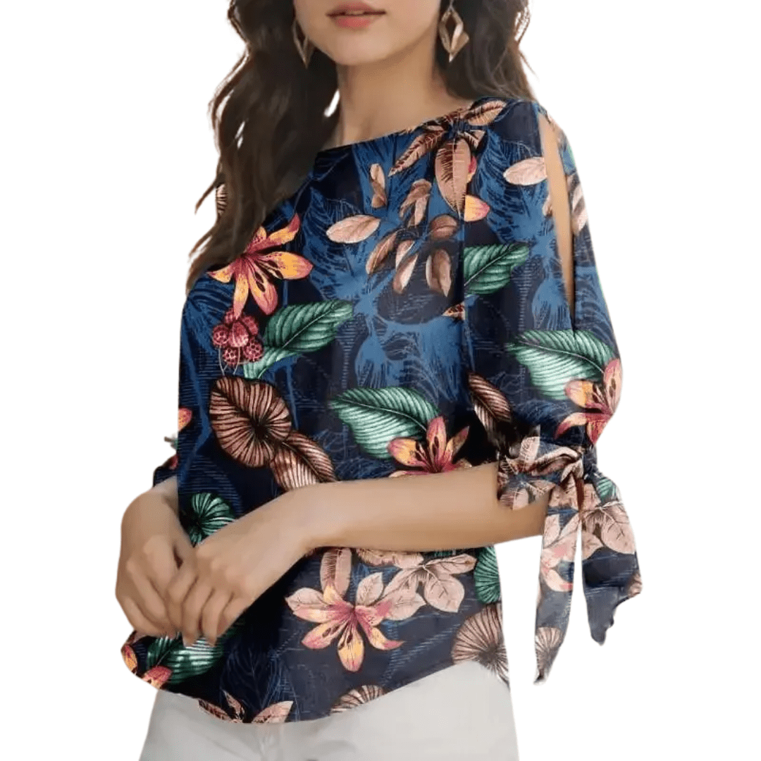 Floral - Blue / XXL