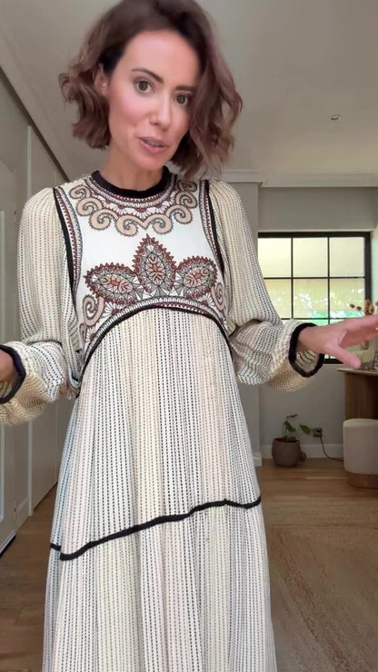 Chic bohemian maxi dress