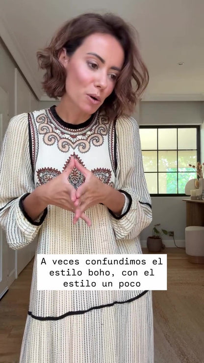 Chic bohemian maxi dress