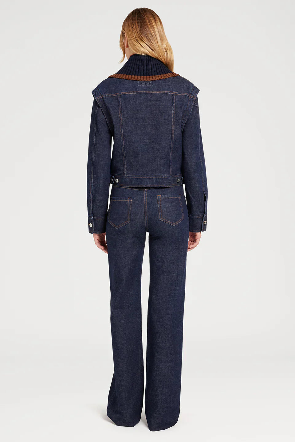 Chic denim jacket and jeans