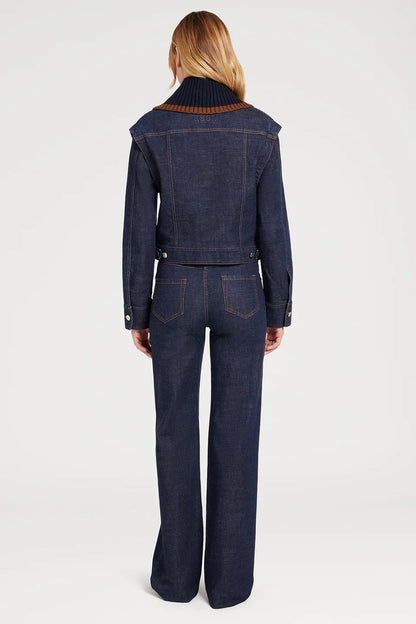 Chic denim jacket and jeans