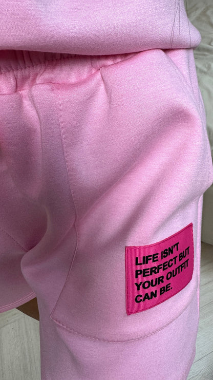 Perfect Outfit Soft Material Tee+Shorts Set