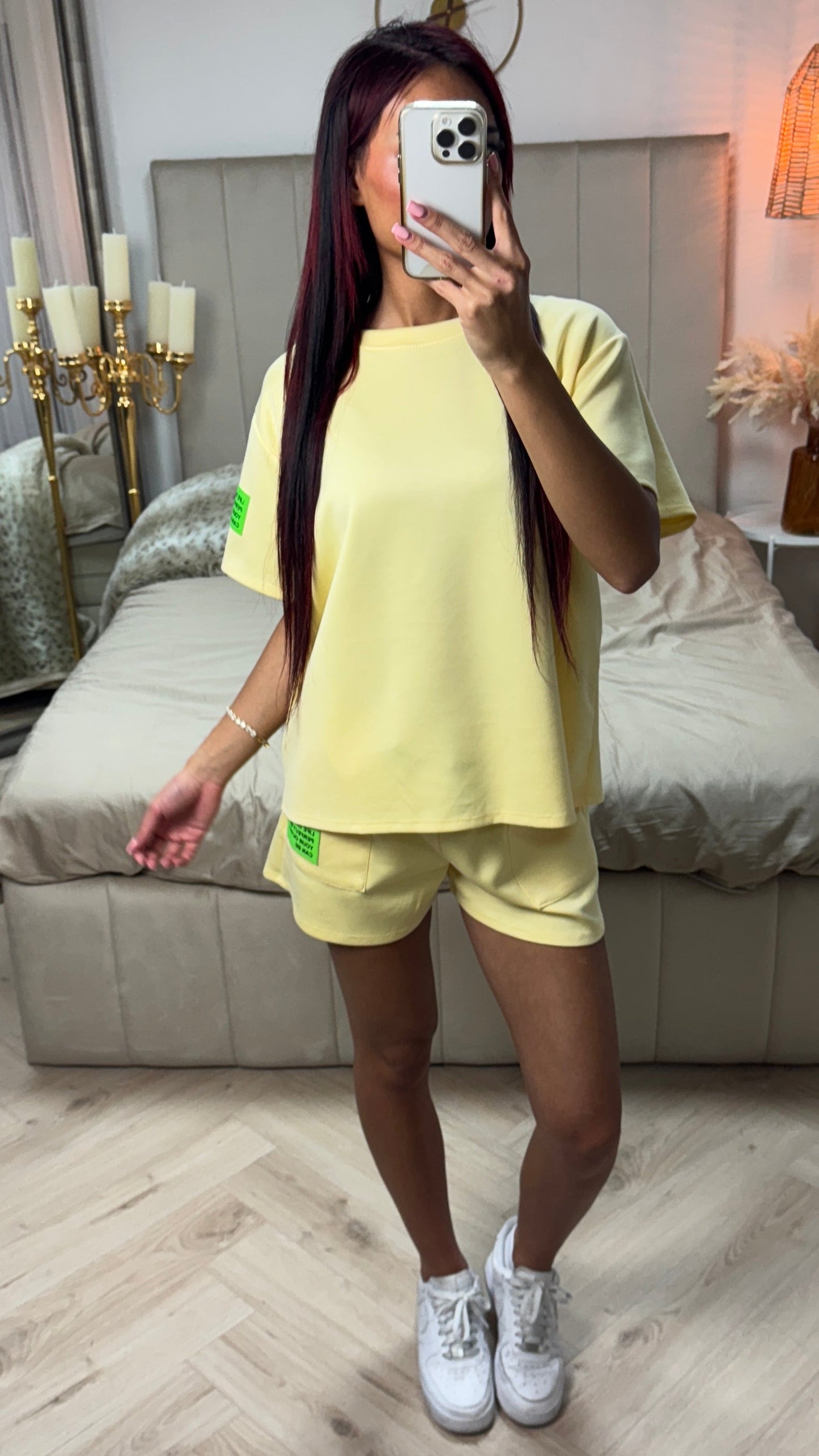 Perfect Outfit Soft Material Tee+Shorts Set