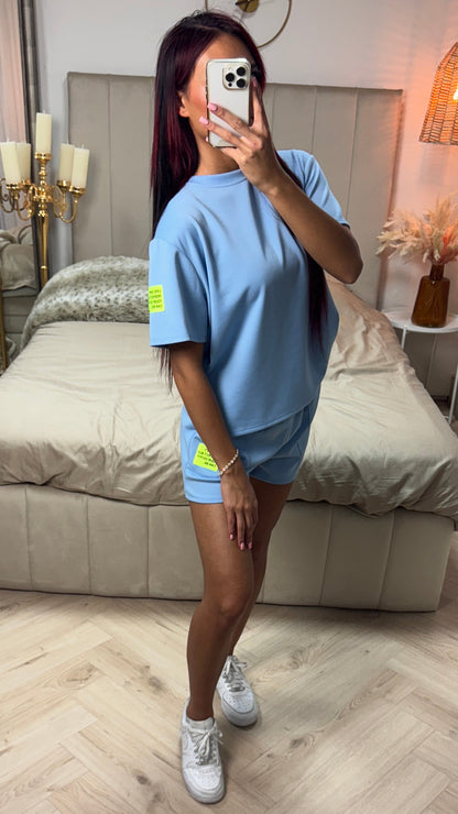 Perfect Outfit Soft Material Tee+Shorts Set