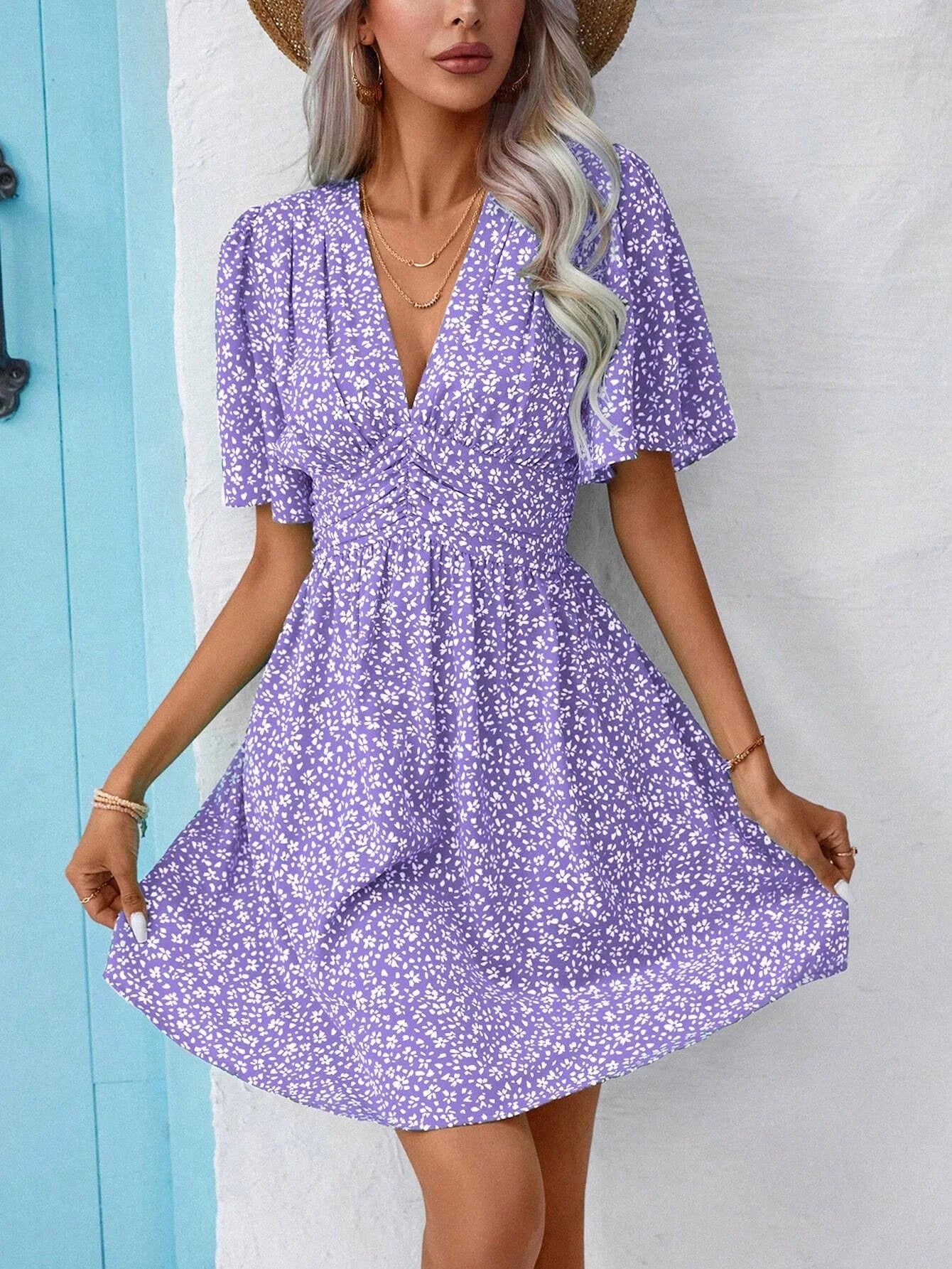 Blakely | Floral Grace Mini Dress
