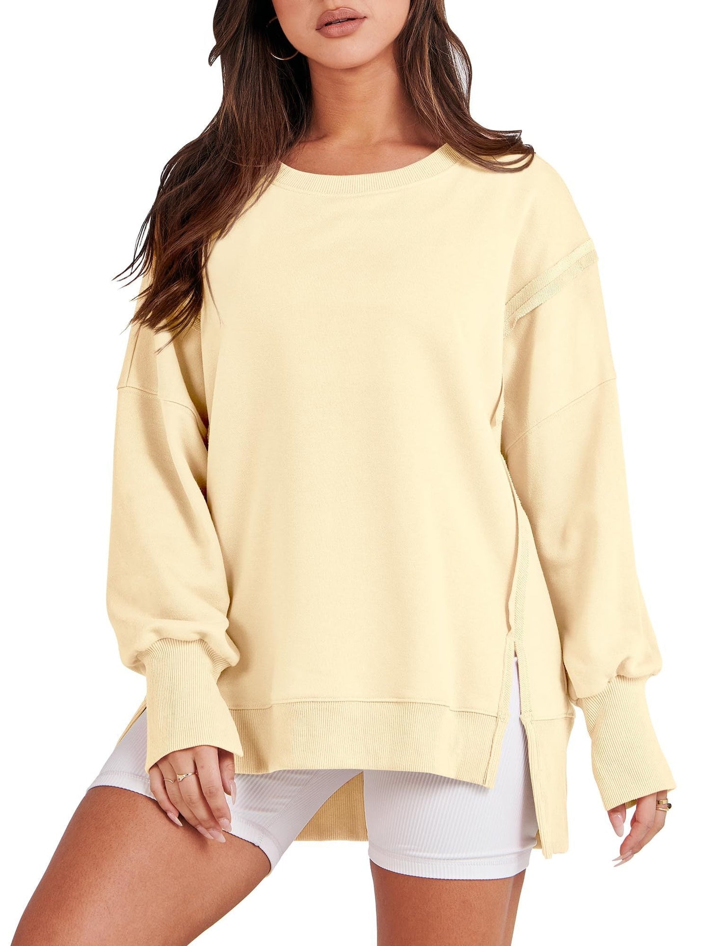 Rosie | Oversized Crew Neck Sweatshirt