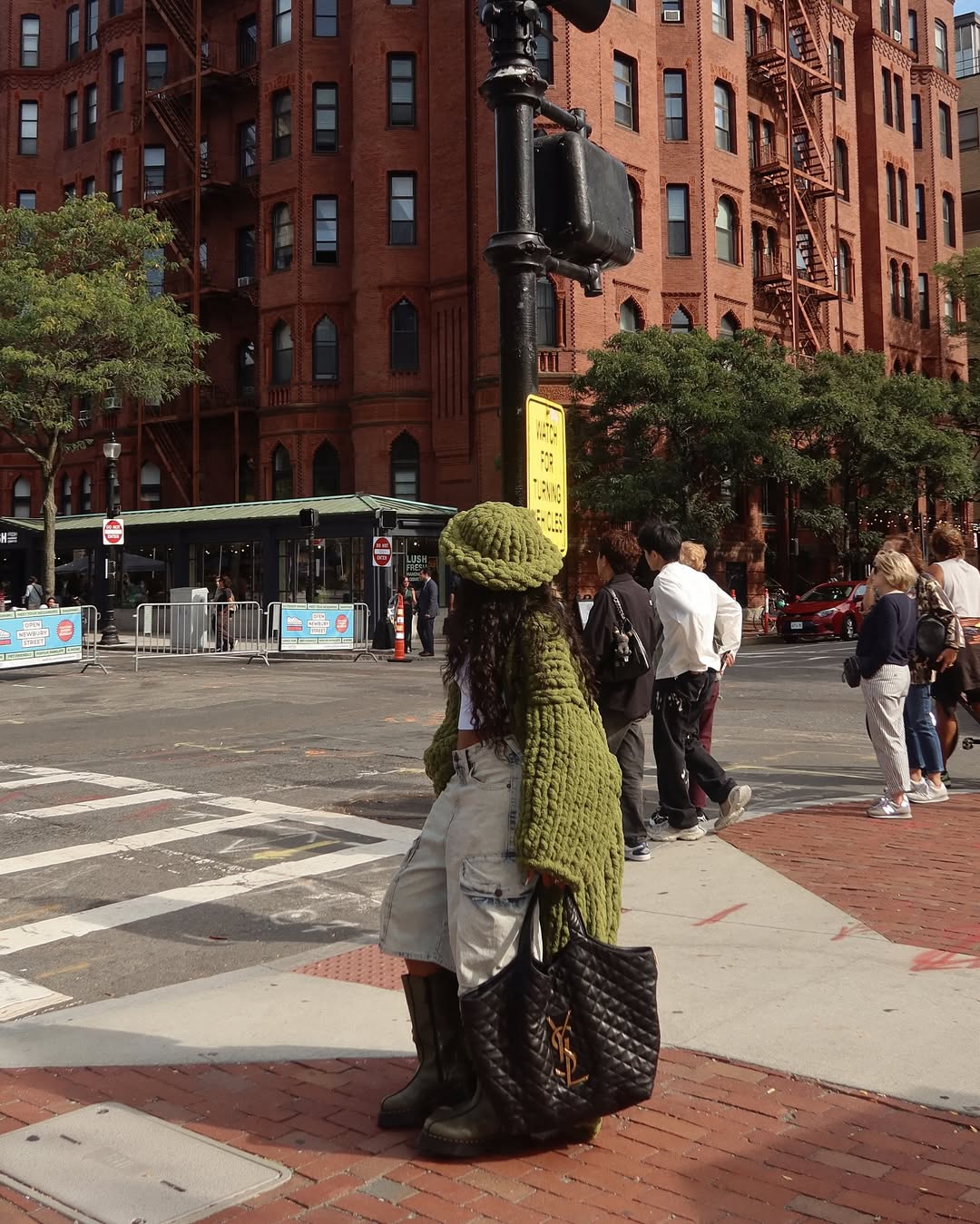 Oversized handmade sweater jacket