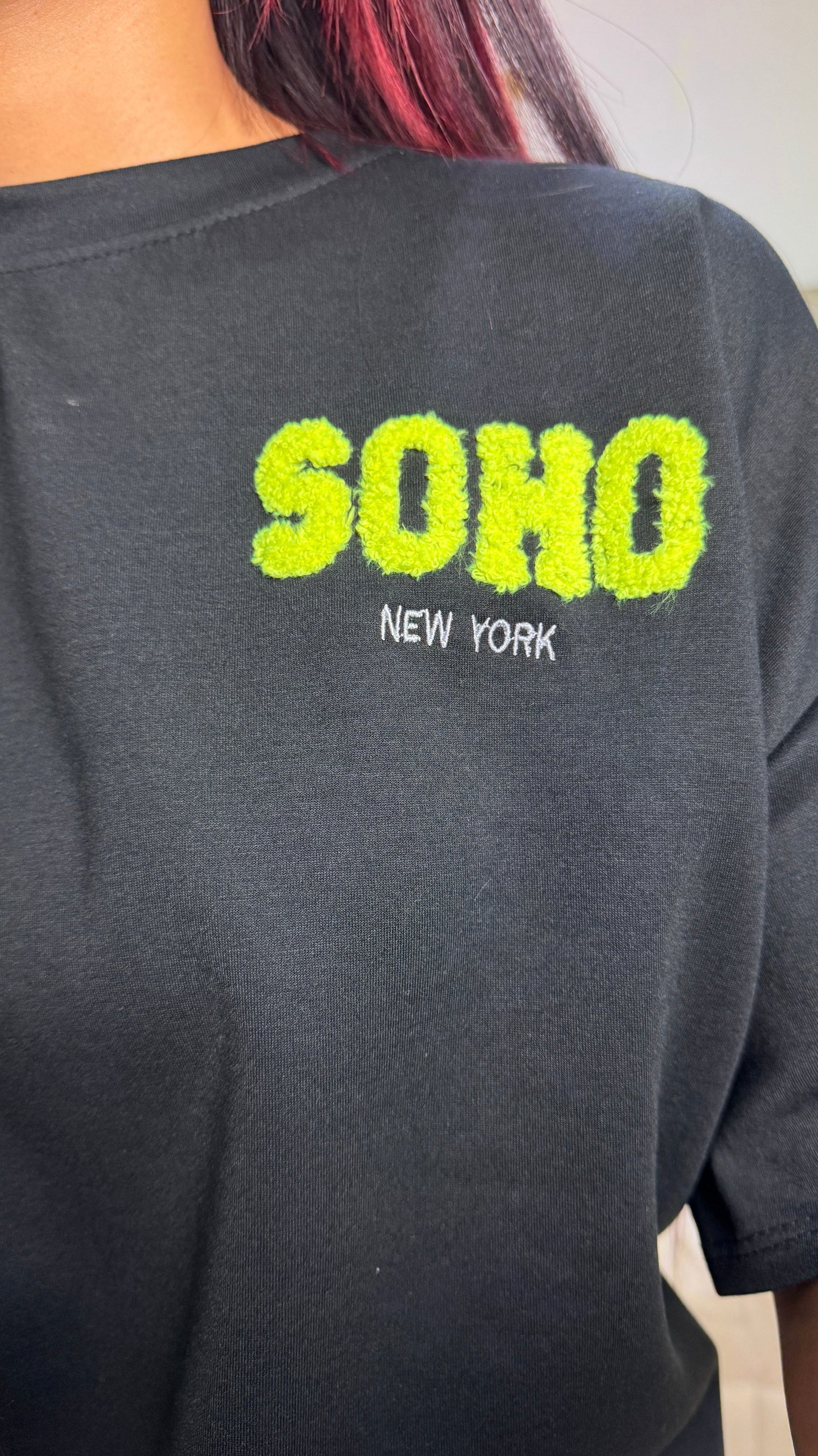 Soho NY Soft Material Tee+Shorts Set