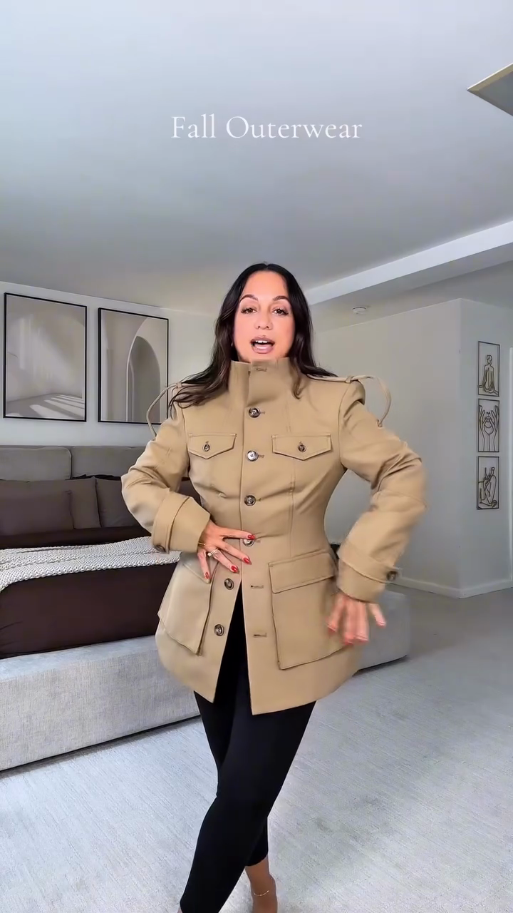 Chic Mid-length Trench Coat