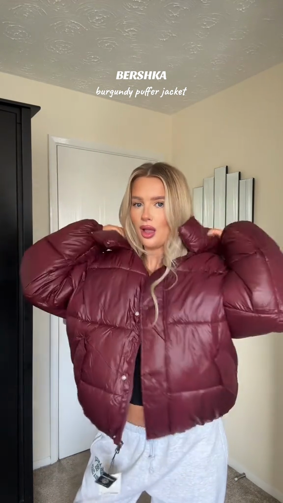 Water-repellent puffer jacket