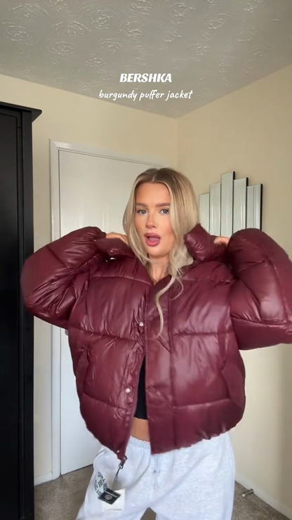 Water-repellent puffer jacket