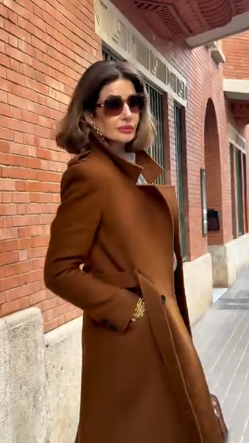 Camel  Colored Long Wool Coat