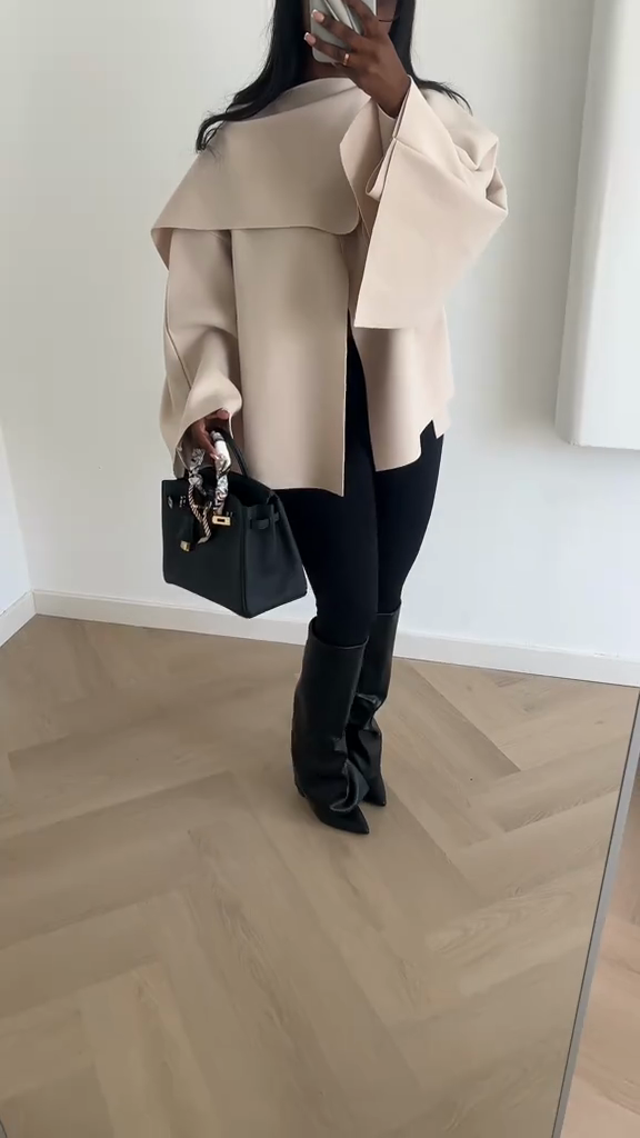 beige jacket