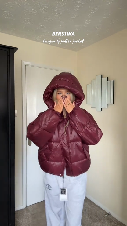 Water-repellent puffer jacket