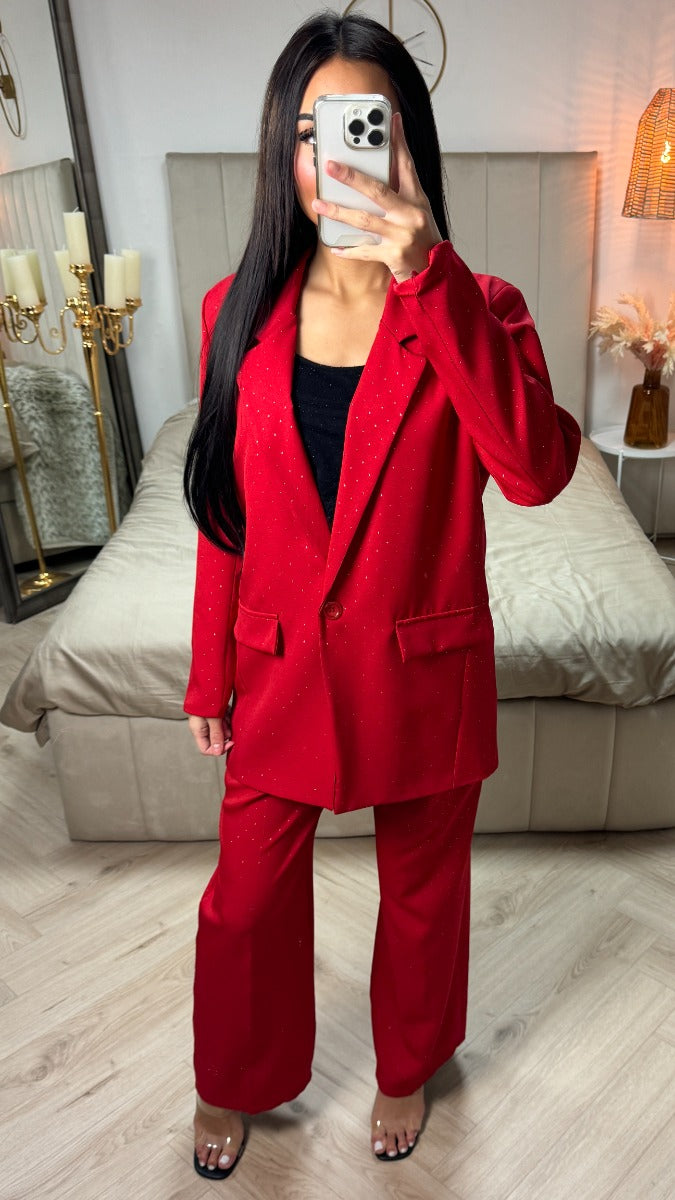 Diamond Oversized Blazer Set