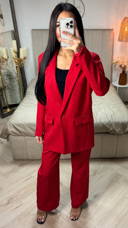 Diamond Oversized Blazer Set