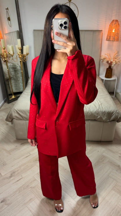 Diamond Oversized Blazer Set