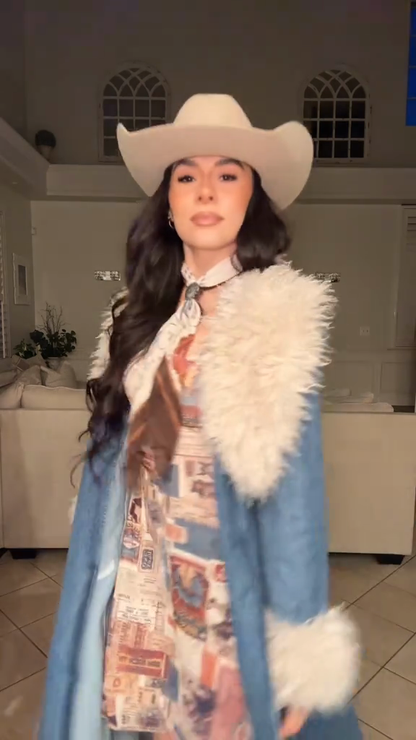 Blue crash course coat