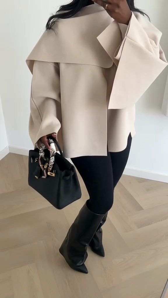 beige jacket