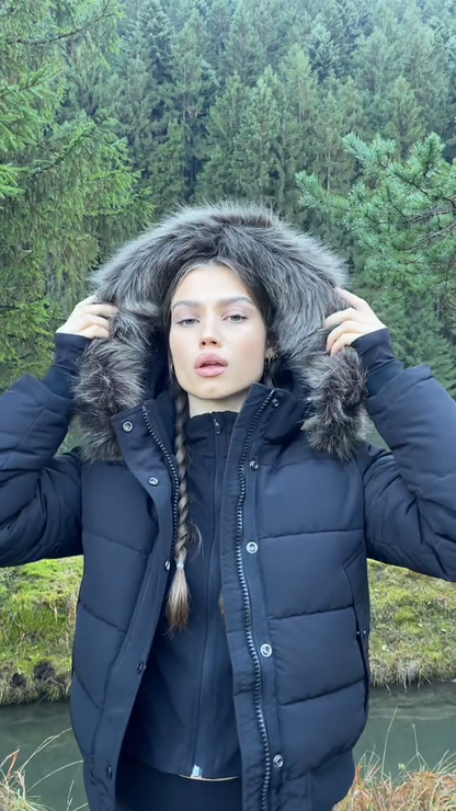 Everest Hooded Bomber Jacket