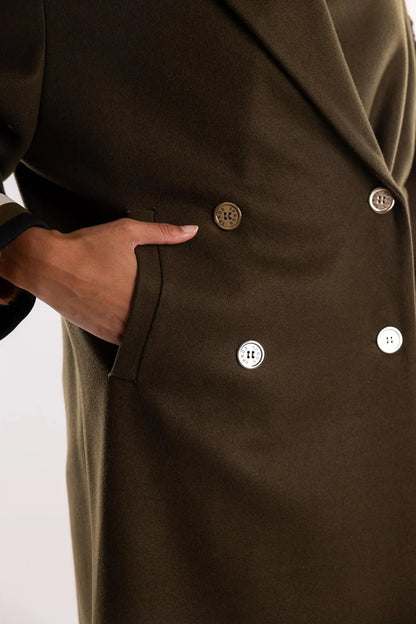 Forest Green Military Coat