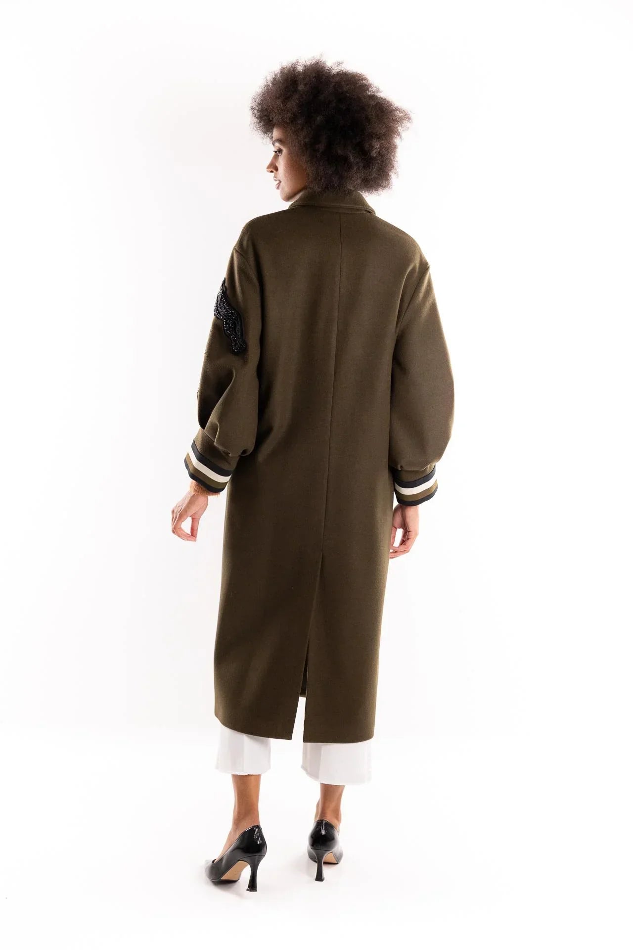 Forest Green Military Coat