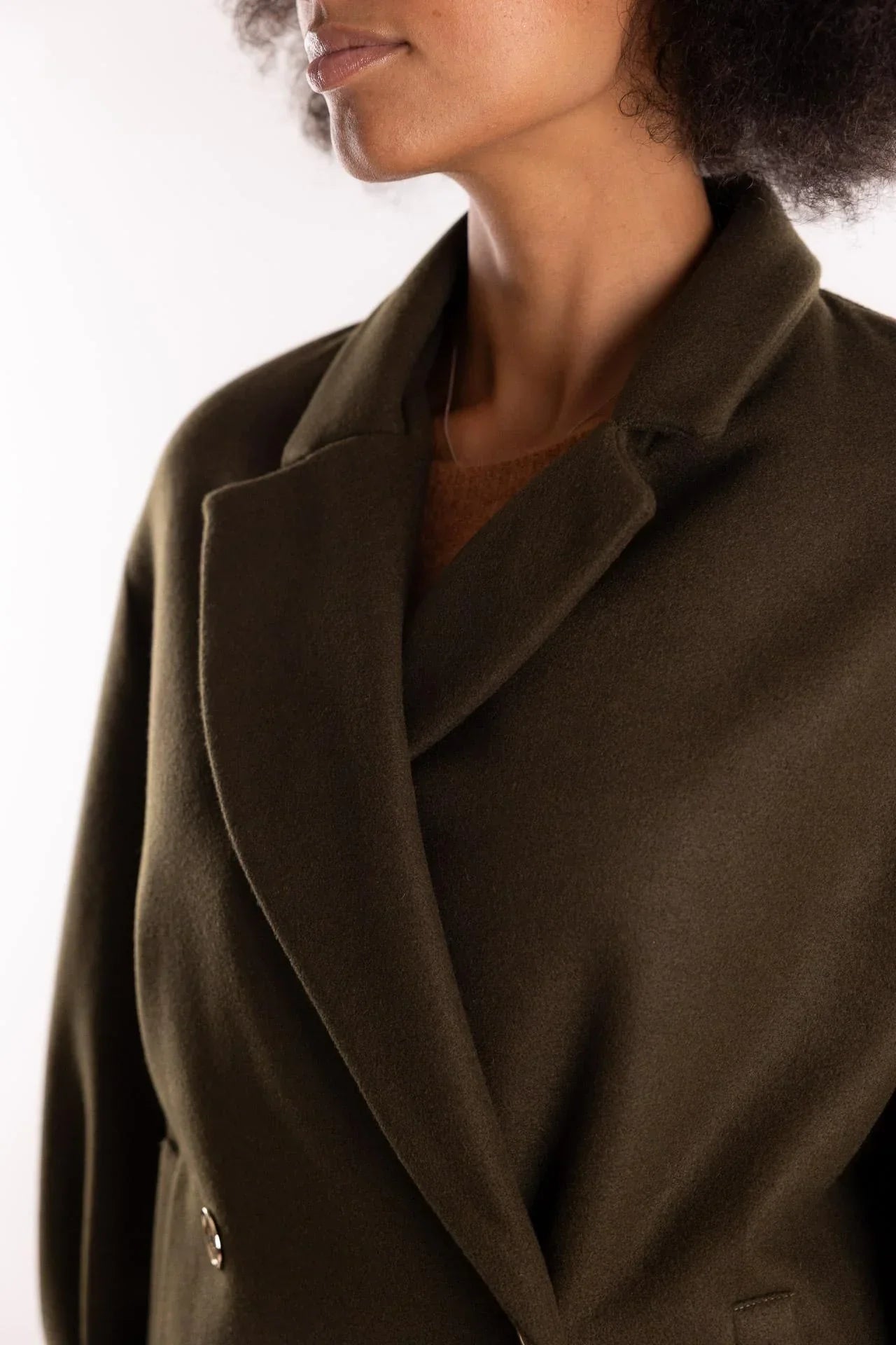 Forest Green Military Coat