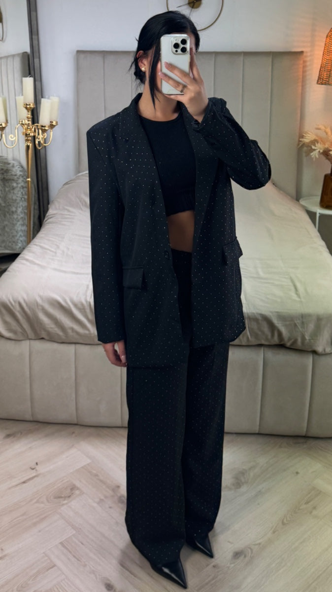 Diamond Oversized Blazer Set