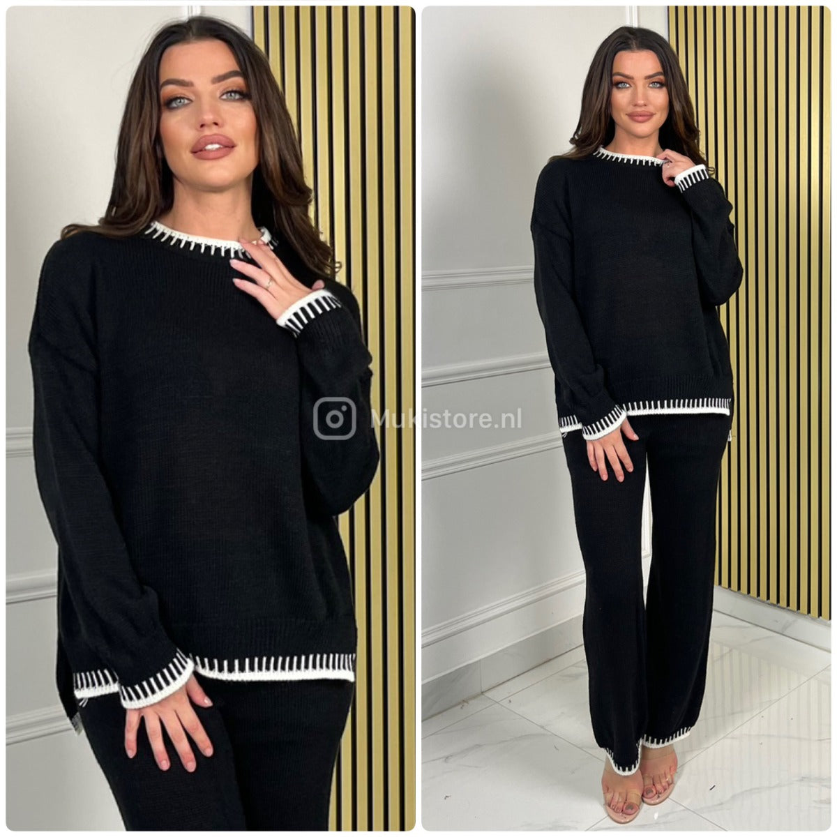 Knitwear Basic Set Mini Stripes Detail 1587