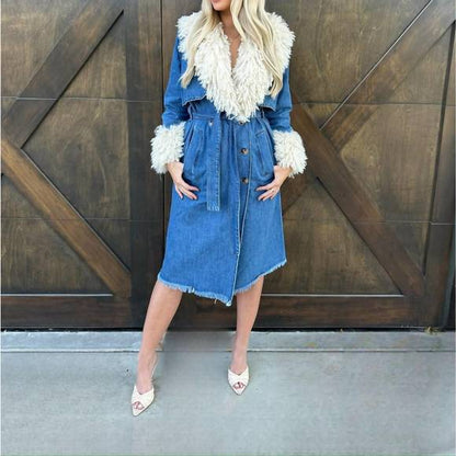 Blue crash course coat