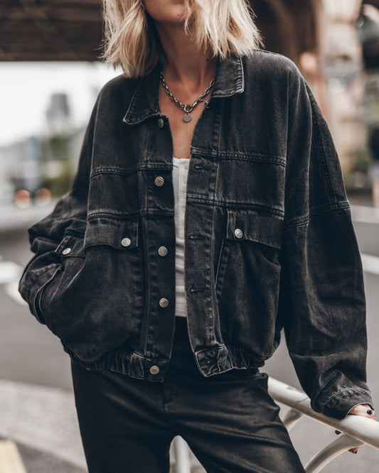 The Black Denim Jacket