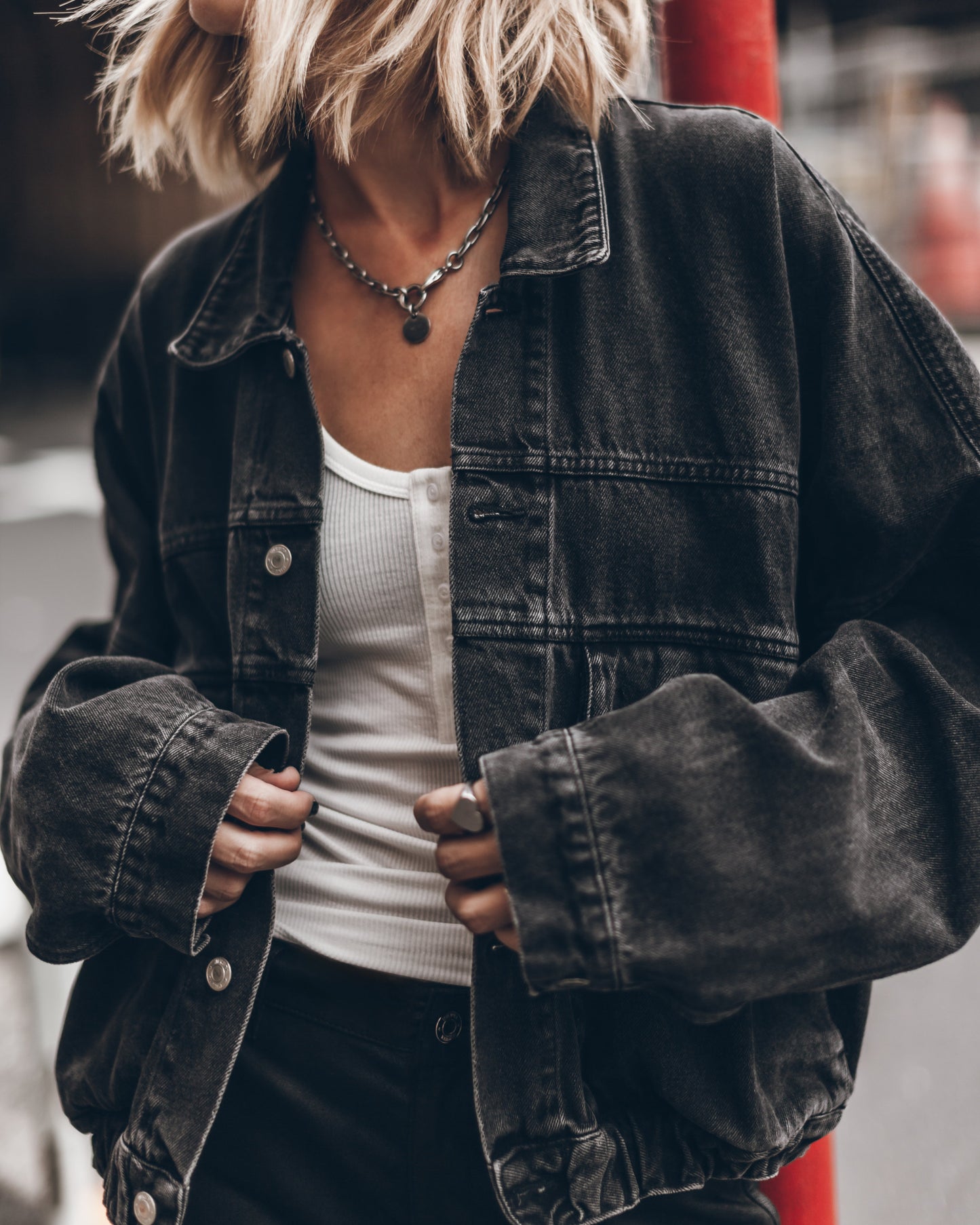 The Black Denim Jacket