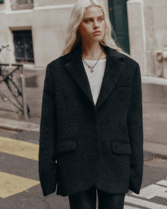 The Black Oversized Blazer