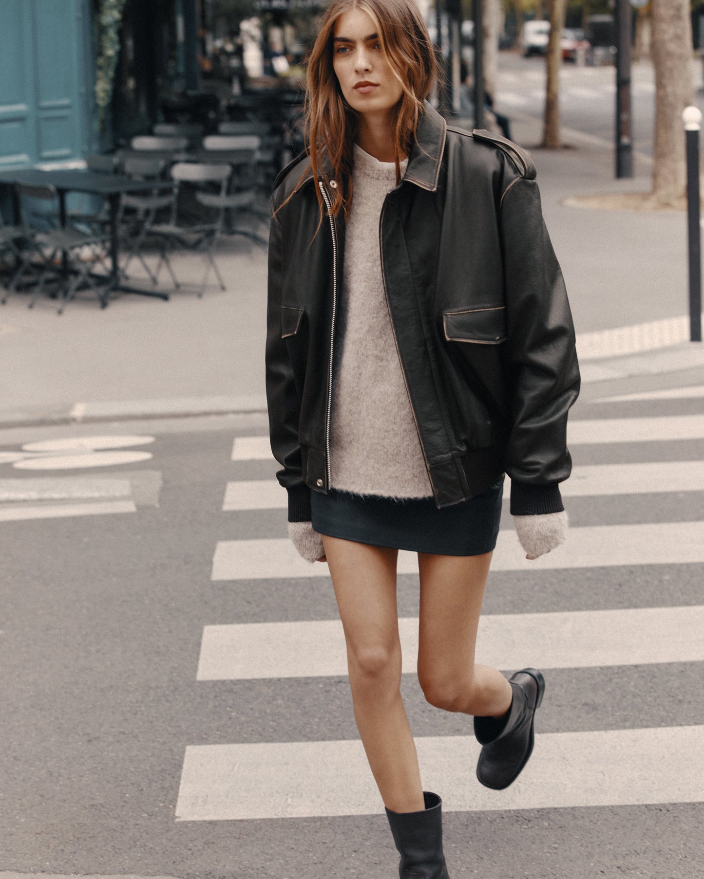 The Brown Vintage Leather Jacket