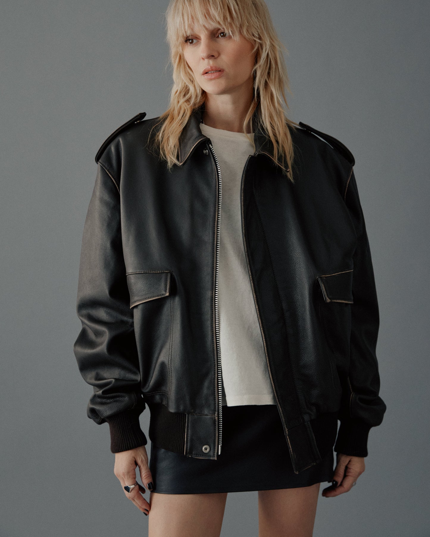 The Brown Vintage Leather Jacket