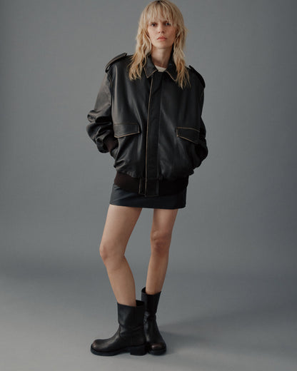 The Brown Vintage Leather Jacket