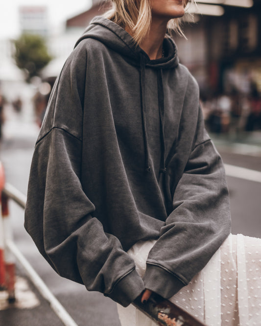 The Dark Faded Oversized Hoodie