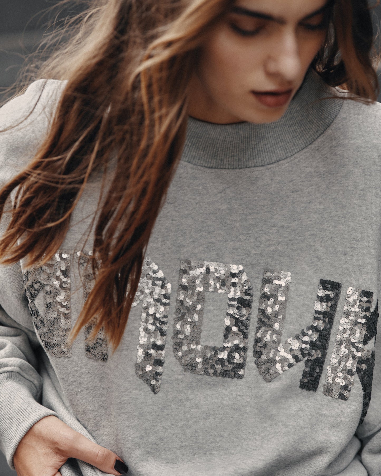 The Grey Amour Sweater