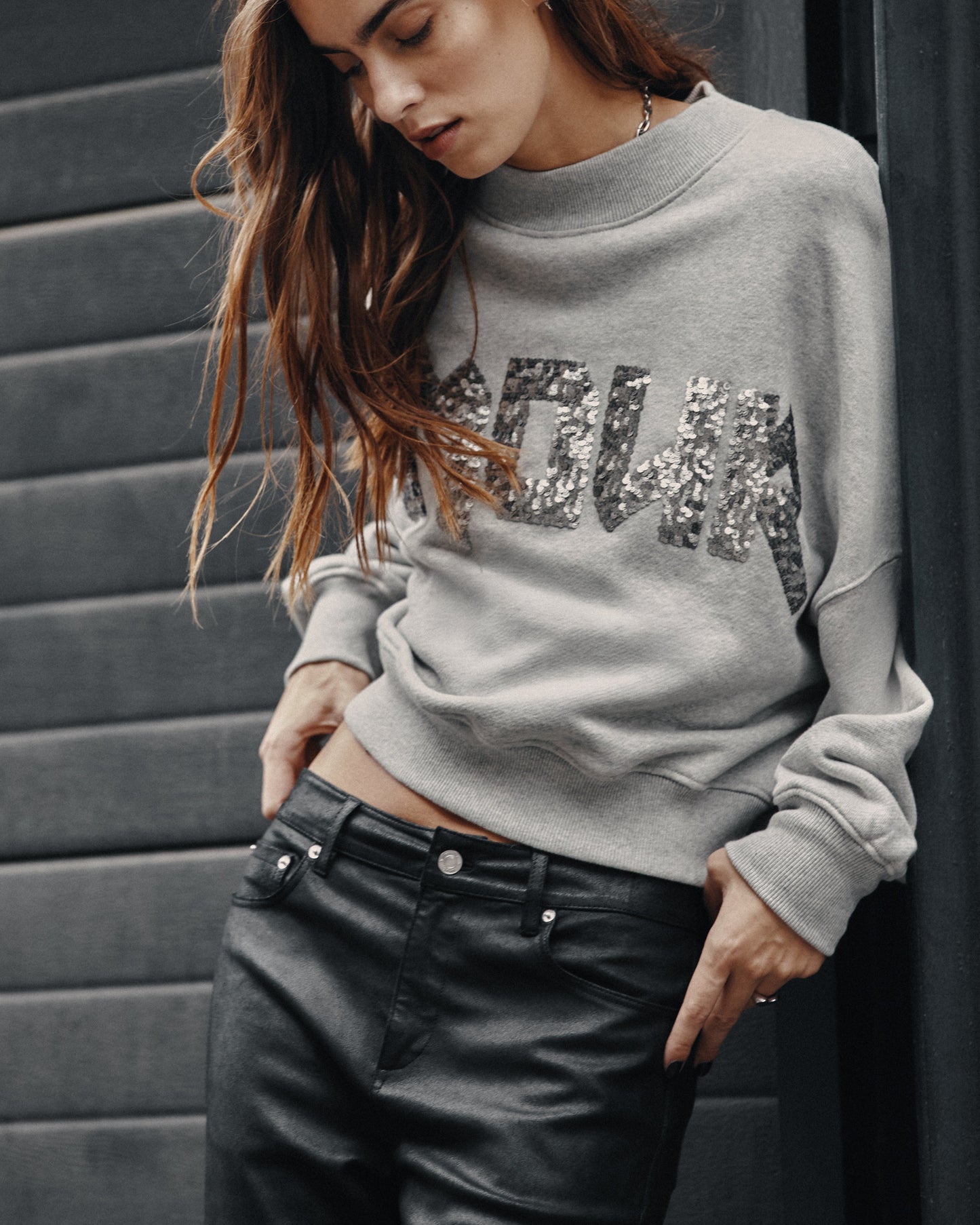 The Grey Amour Sweater