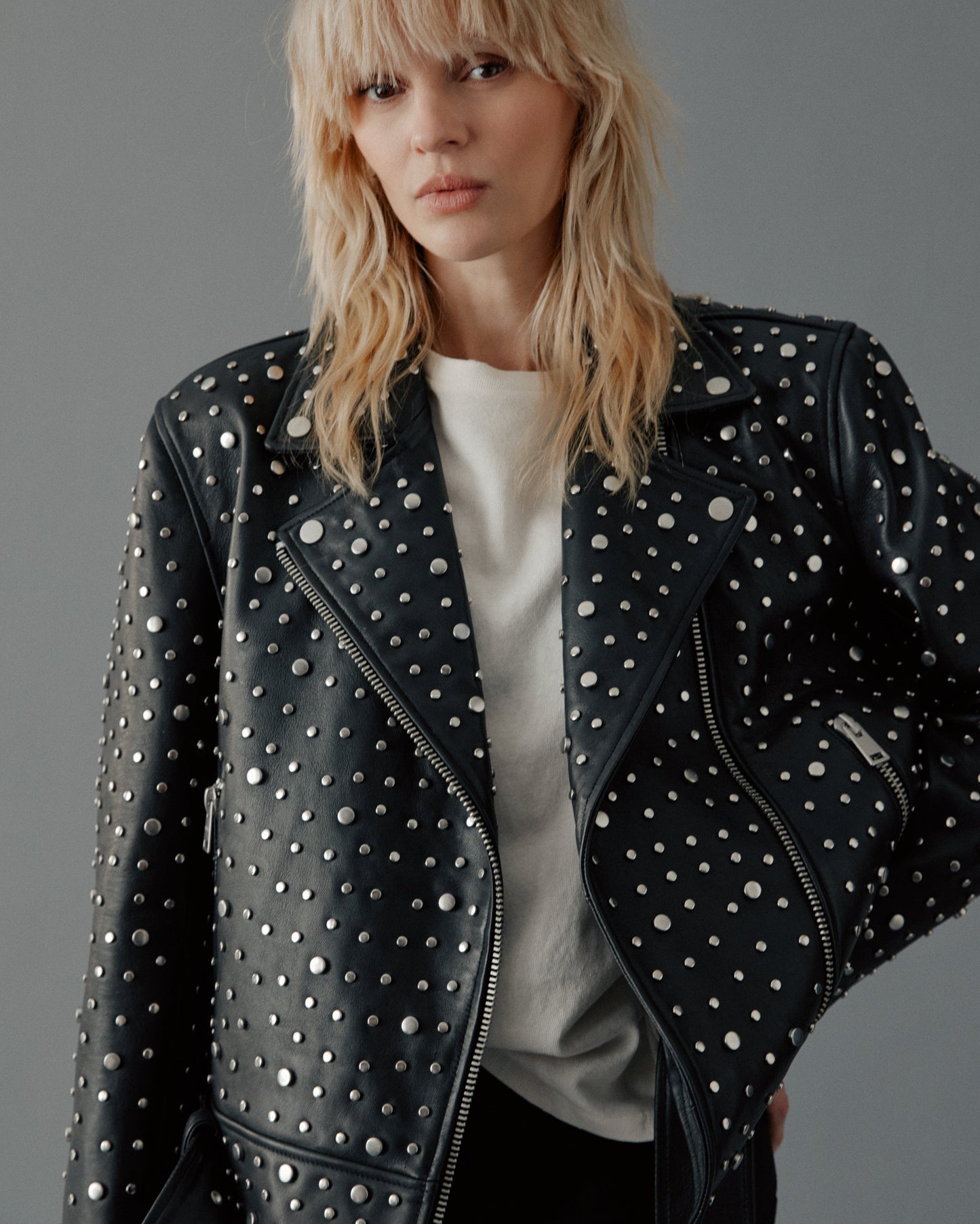 The Studded Leather Jacket