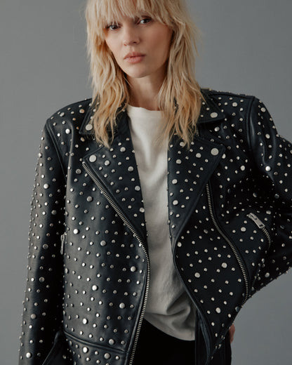 The Studded Leather Jacket