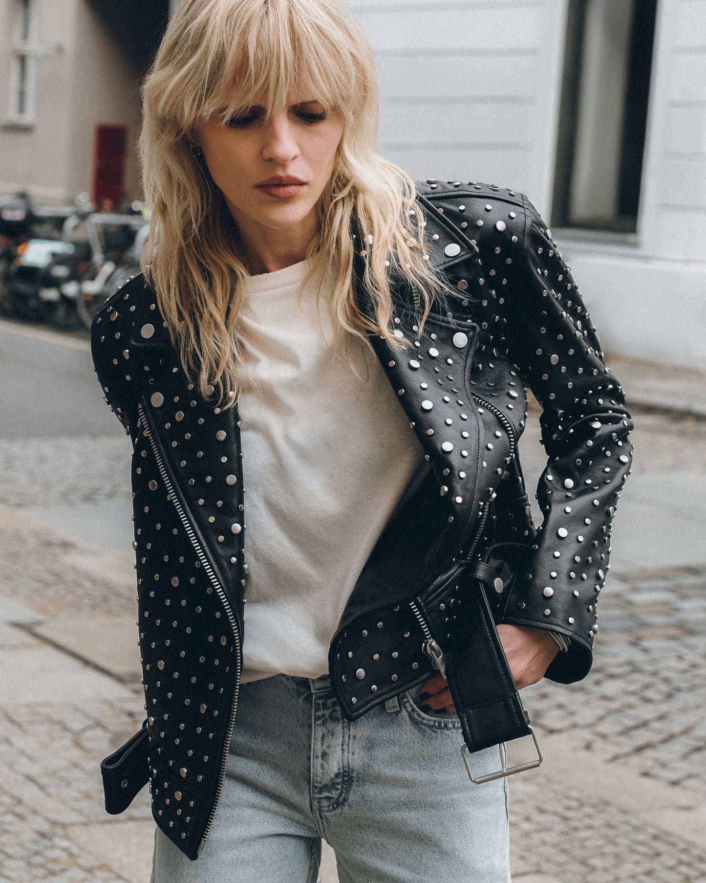 The Studded Leather Jacket