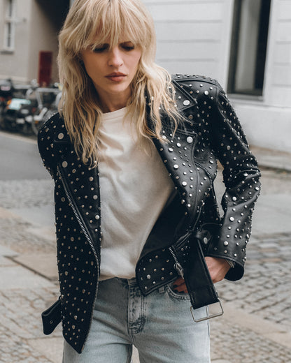 The Studded Leather Jacket