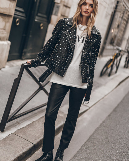 The Studded Leather Jacket