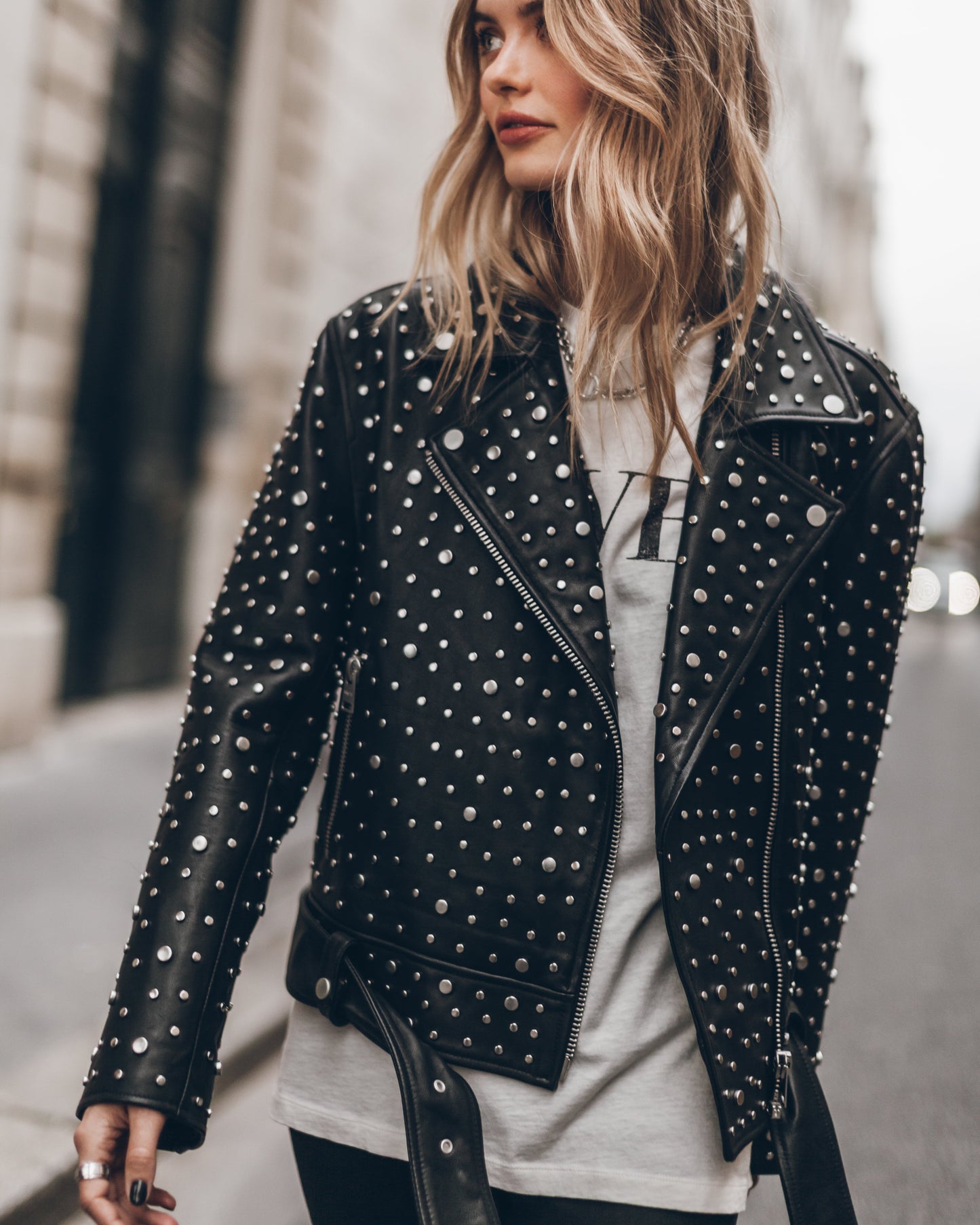 The Studded Leather Jacket