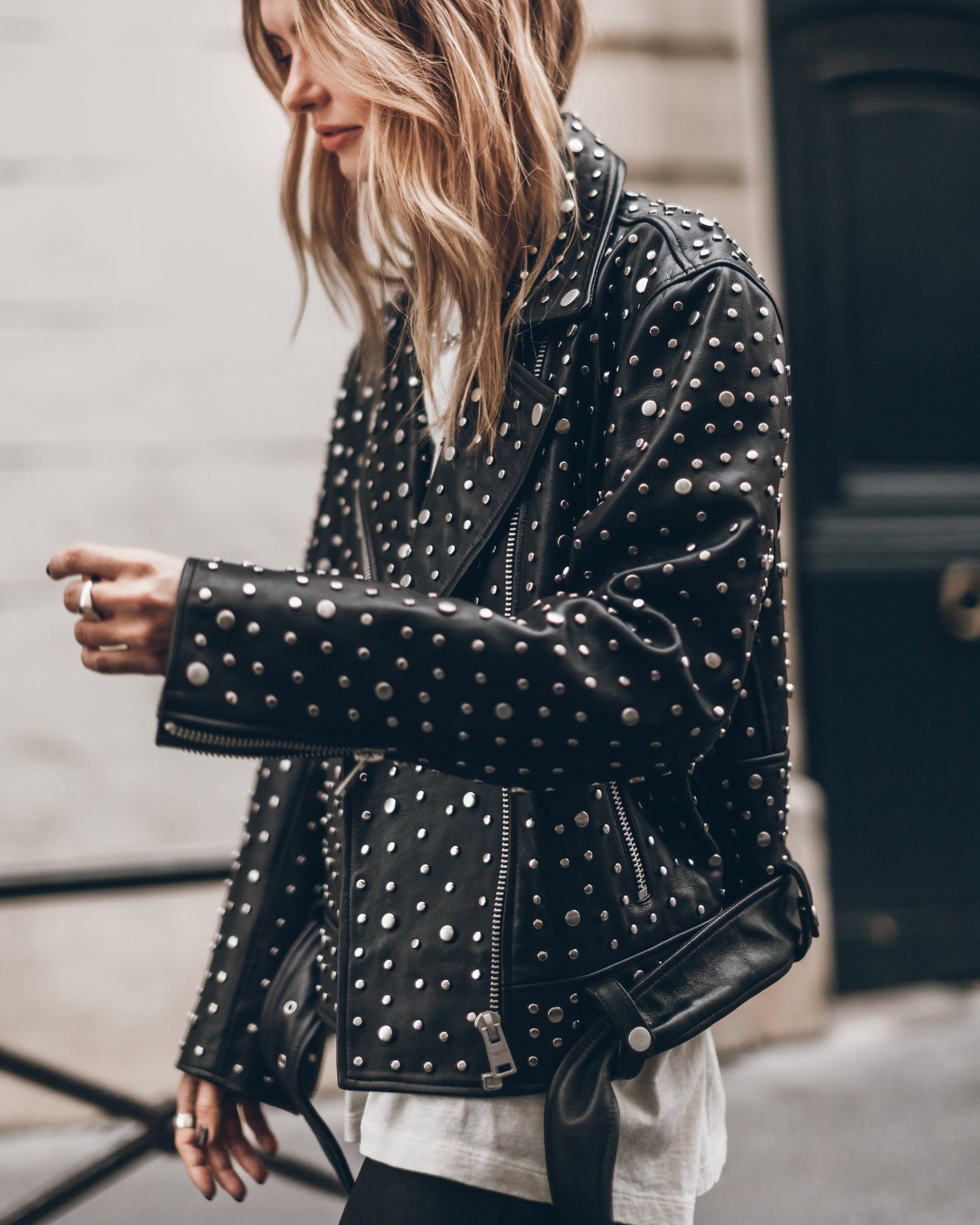 The Studded Leather Jacket
