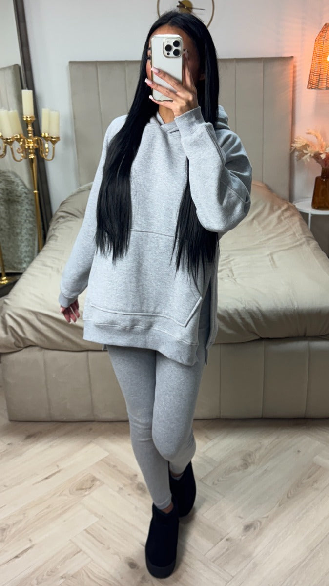 Premium Quality Hoodie +  Premium Ribbed Legging Set
