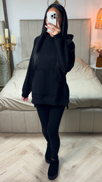 Premium Quality Hoodie +  Premium Ribbed Legging Set